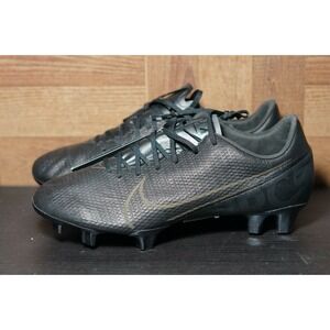 Nike Mercurial Vapor 13 Elite Tech Craft FG Triple Black CJ6320-001 SIZE 5
